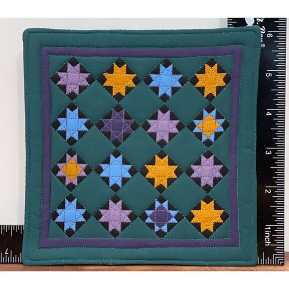 1.1 VTG Amish Heritage Collection Willitts Frameable Quilt by Ann Dezendorf 6X6 - Picture 6 of 8